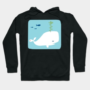 sprouting whale Hoodie